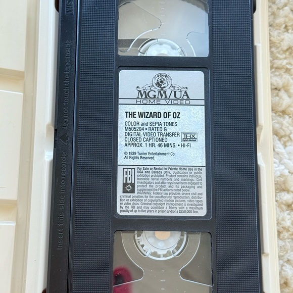 The Wizard of Oz VHS THX Mastered 1996 - Picture 7 of 8